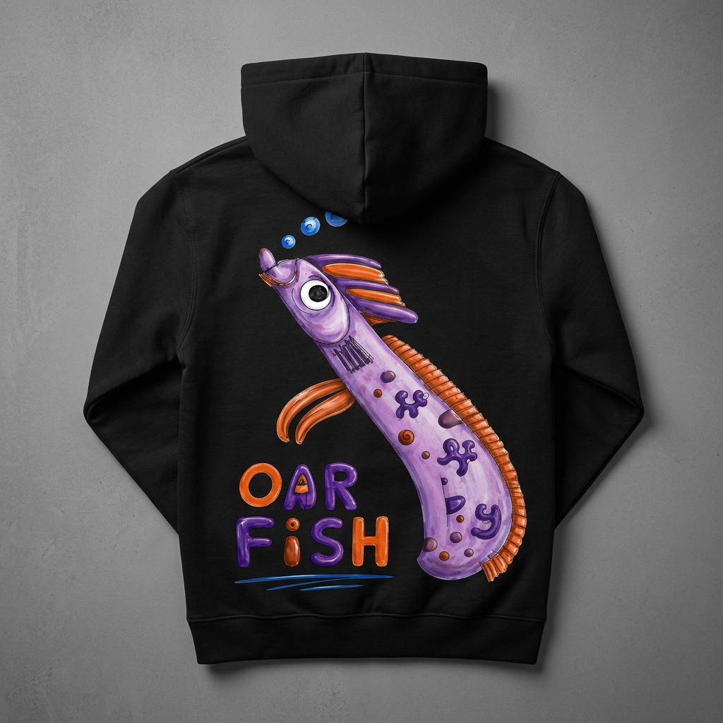 Oarfish hoodie back